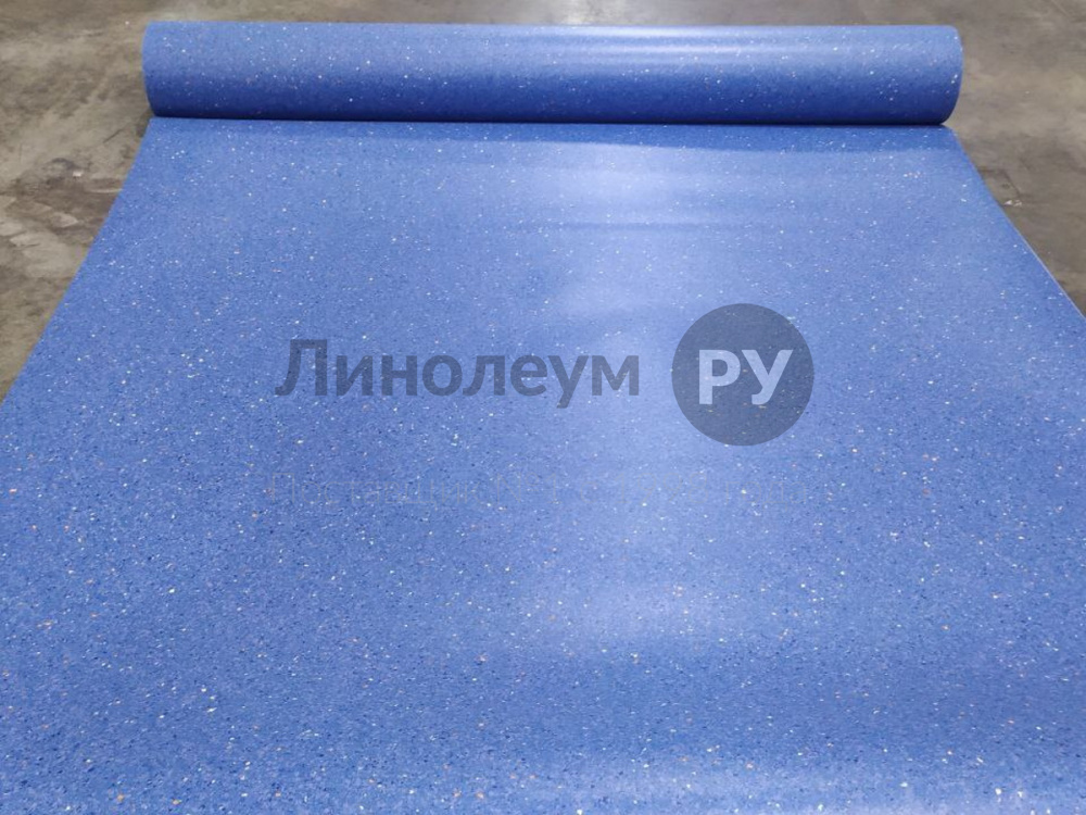 Дизайн - DARK BLUE 00711 - (2.0 м) - Линолеум коммерческий гомогенный IQ ZENITH
