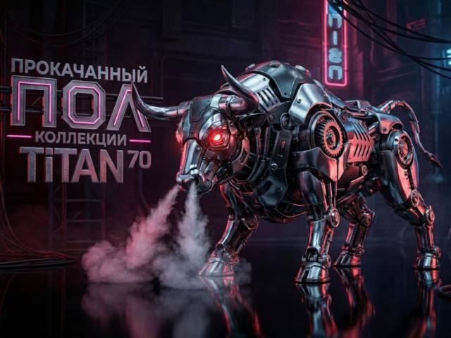 Прокачанный пол с линолеумом TiTAN 70