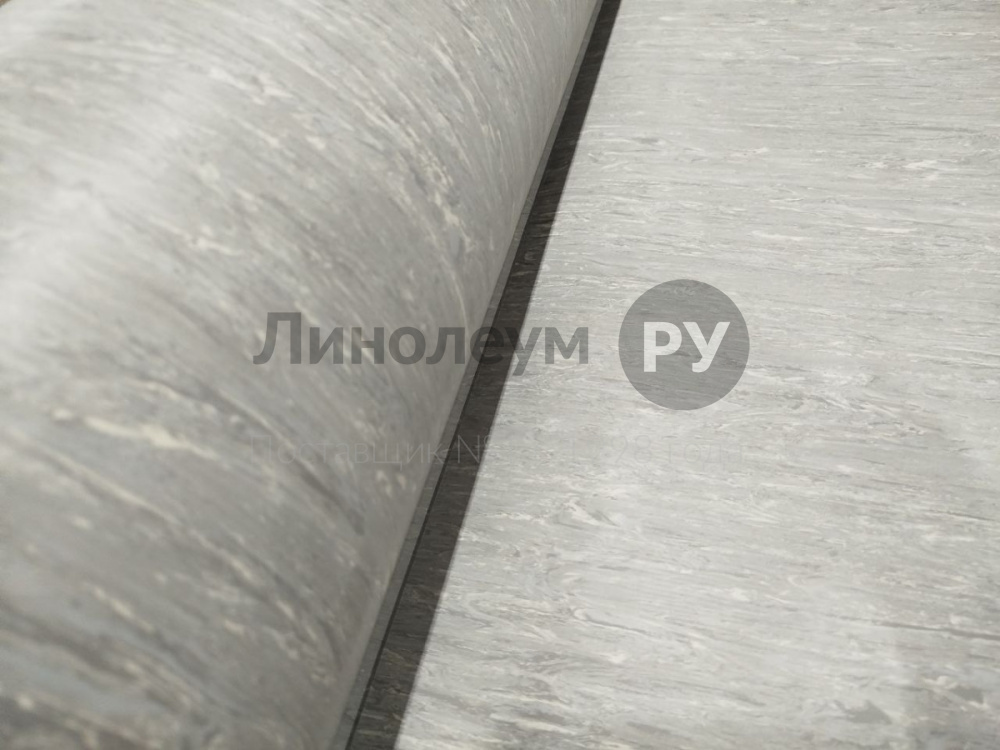 Дизайн - HORI GRAY 0013 - (2.0 м) - Линолеум коммерческий гомогенный HORIZON 