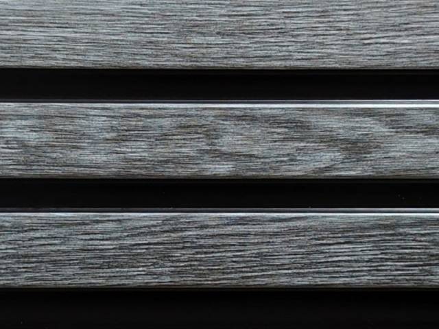 Реечные 3D панели PROFi-M Дизайн - ДУБ СЕРЫЙ 406М 1шт - 1