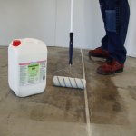 Укладка линолеума