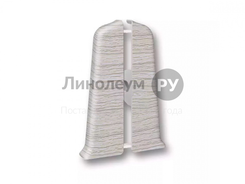 Заглушка ДЕКО 55 Ясень серый - (1шт) - Фурнитура ДЕКО 55