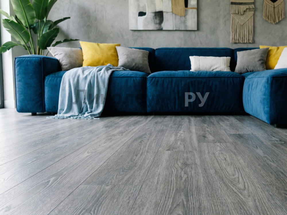 Дизайн - ДУБ СЕРЫЙ БАЛТИКА - (8шт) - Ламинат АМБЕР 