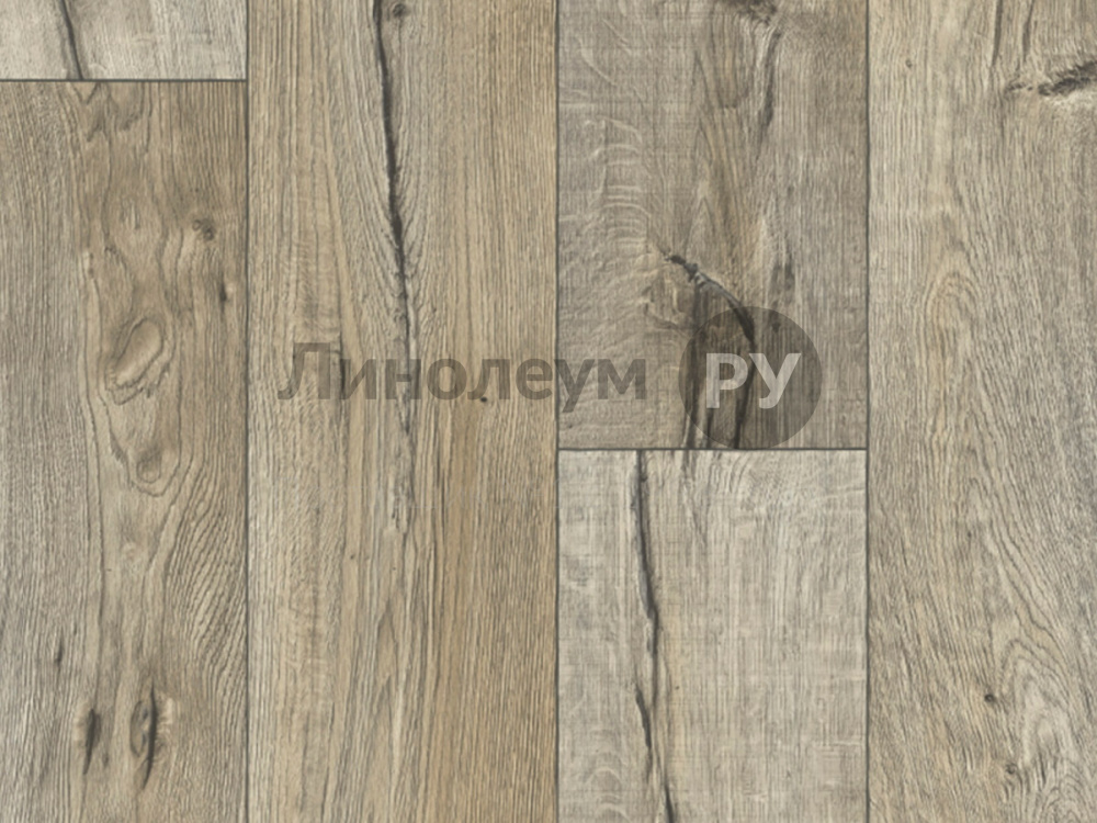 Дизайн - HUNTER OAK 872 - (4.0 м) - Линолеум бытовой Leoline TEXPRO 