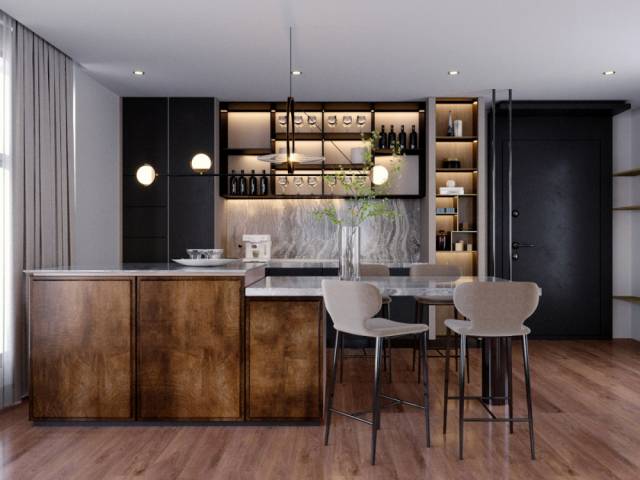 SPC ламинат RH FLOORS Дизайн - ДУБ ТЁМНЫЙ ГАВИ 10шт - 3