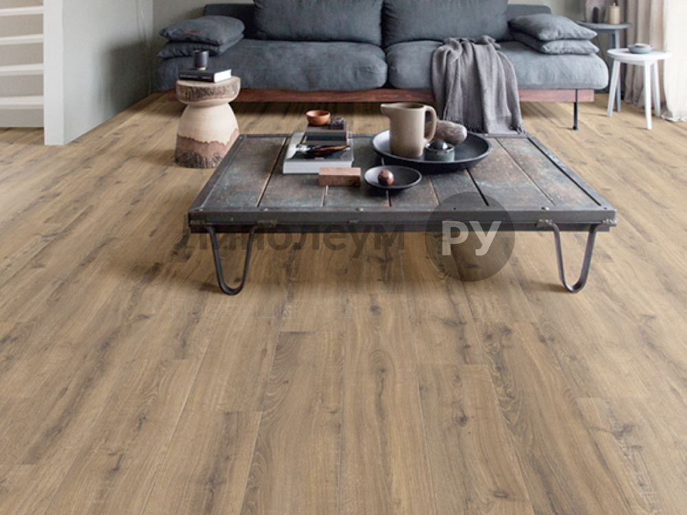 Дизайн - ДУБ ЭДЖ СВЕТЛО КОРИЧНЕВЫЙ 4004 - (8шт) - Ламинат TAiGA ПЕРВАЯ УРАЛЬСКАЯ 