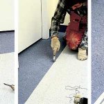 Укладка линолеума