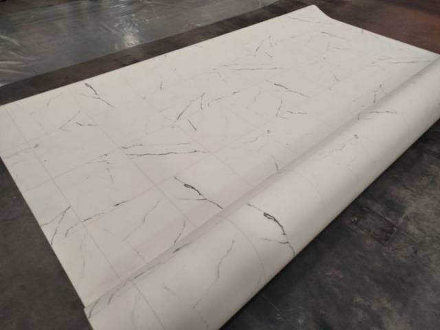 Линолеум полукоммерческий LiNO HOME TEXTiLE Дизайн - МРАМОР БЕЛЫЙ Т003 3.0 м - 3